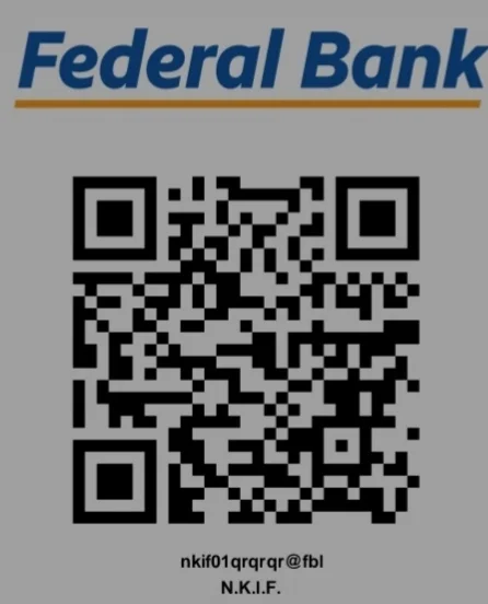 Federal Bank payment QR code