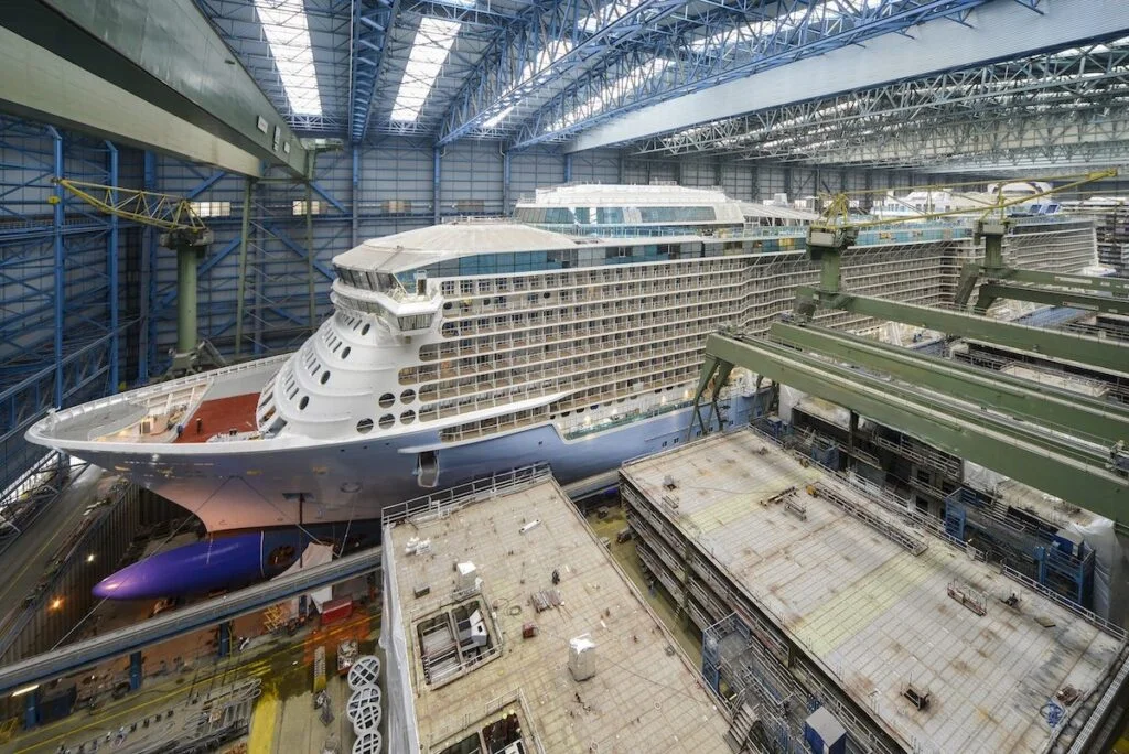 Shipyard and cruise ship building management